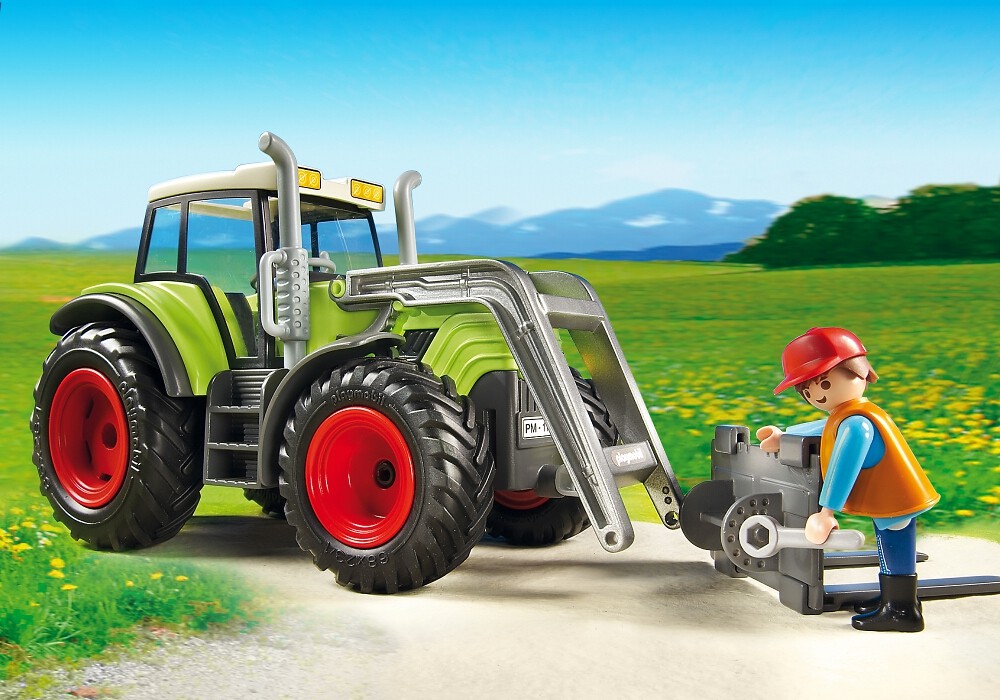 Игровой набор - Ферма: Трактор с прицепом  